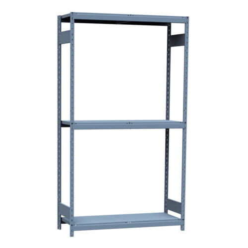 Mini-racking, 3 niveaux avec plateformes d'acier (48"L x 18"P x 87"H)