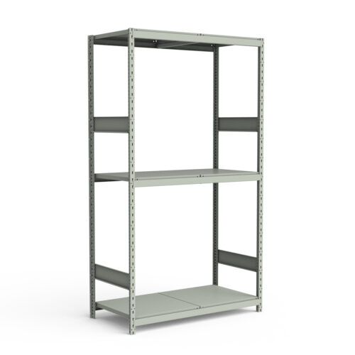 Mini-racking, 3 niveaux avec plateformes d'acier (48"L x 24"P x 87"H)
