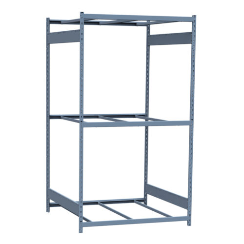 Mini-racking, 3 niveaux sans plateformes (48"L x 48"P x 87"H)