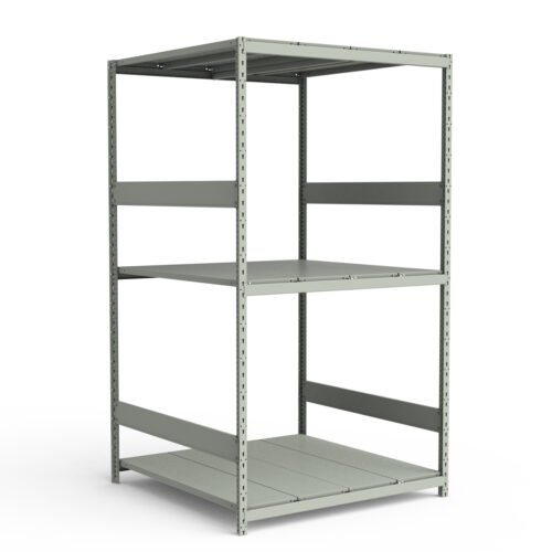 Mini-racking, 3 niveaux avec plateformes d'acier (48"L x 48"P x 87"H)