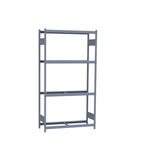 Mini-racking, 4 niveaux sans plateformes (48"L x 18"P x 75"H)