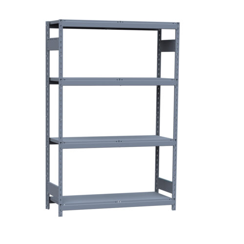 Mini-racking, 4 niveaux avec plateformes d'acier (48"L x 18"P x 75"H)