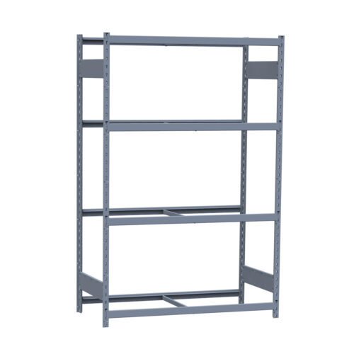 Mini-racking, 4 niveaux sans plateformes (48"L x 24"P x 75"H)