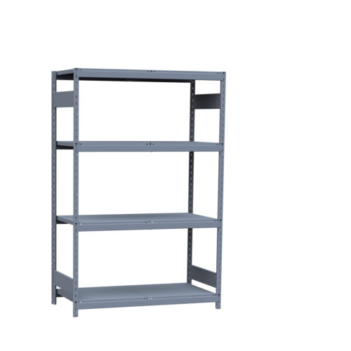 Mini-racking, 4 niveaux avec plateformes d'acier (48"L x 24"P x 75"H)