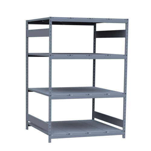 Mini-racking, 4 niveaux avec plateformes d'acier (48"L x 48"P x 75"H)