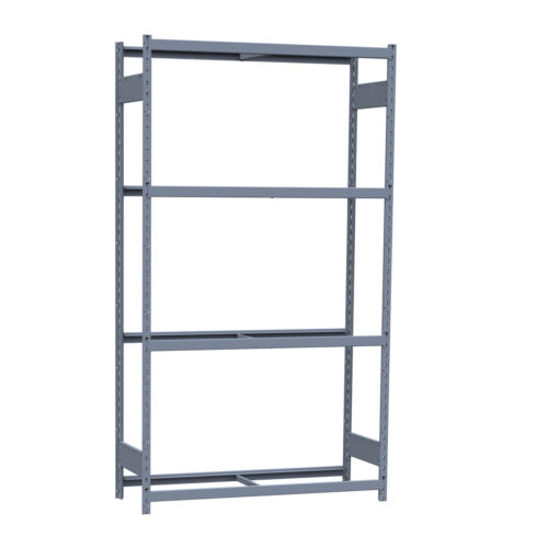 Mini-racking, 4 niveaux sans plateformes (48"L x 18"P x 87"H)
