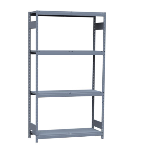 Mini-racking, 4 niveaux avec plateformes d'acier (48"L x 18"P x 87"H)