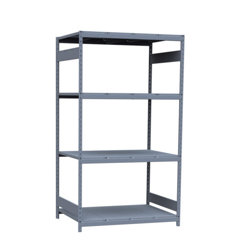 Mini-racking, 4 niveaux avec plateformes d'acier (48"L x 36"P x 87"H)