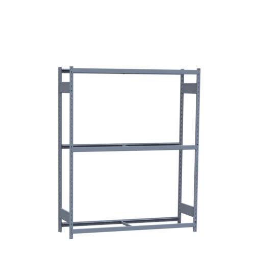 Mini-racking, 3 niveaux sans plateformes (60"L x 18"P x 75"H)