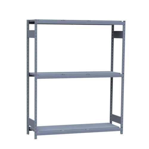 Mini-racking, 3 niveaux avec plateformes d'acier (60"L x 18"P x 75"H)