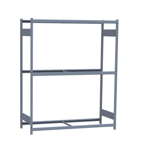 Mini-racking, 3 niveaux sans plateformes (60"L x 24"P x 75"H)
