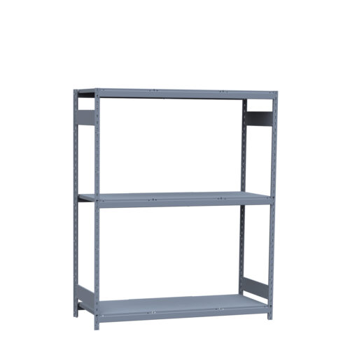 Mini-racking, 3 niveaux avec plateformes d'acier (60"L x 24"P x 75"H)