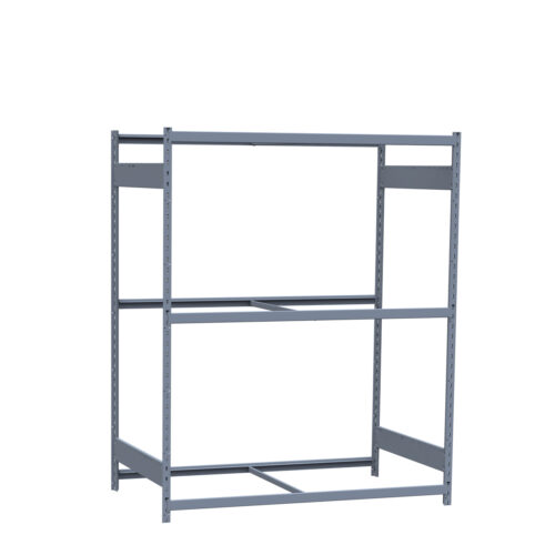 Mini-racking, 3 niveaux sans plateformes (60"L x 36"P x 75"H)
