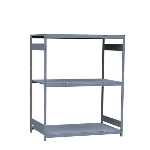 Mini-racking, 3 niveaux avec plateformes d'acier (60"L x 36"P x 75"H)