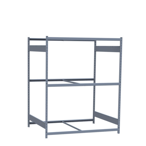 Mini-racking, 3 niveaux sans plateformes (60"L x 48"P x 75"H)