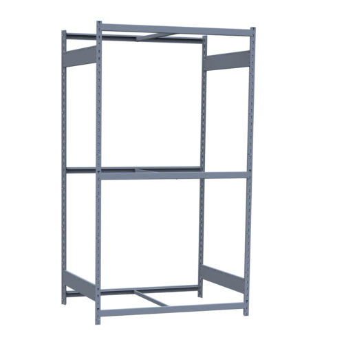 Mini-racking, 3 niveaux sans plateformes (60"L x 36"P x 87"H)