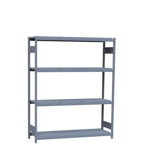Mini-racking, 4 niveaux avec plateformes d'acier (60"L x 18"P x 75"H)
