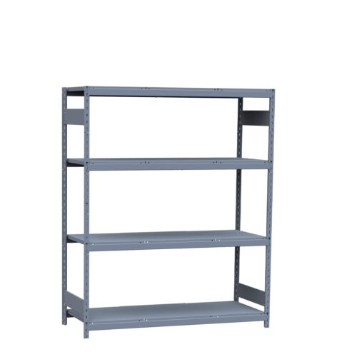 Mini-racking, 4 niveaux avec plateformes d'acier (60"L x 24"P x 75"H)