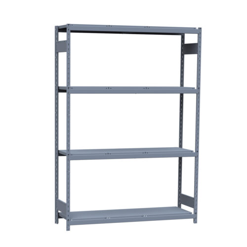 Mini-racking, 4 niveaux avec plateformes d'acier (60"L x 18"P x 87"H)