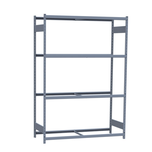 Mini-racking, 4 niveaux sans plateformes (60"L x 24"P x 87"H)
