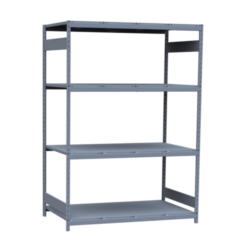 Mini-racking, 4 niveaux avec plateformes d'acier (60"L x 36"P x 87"H)