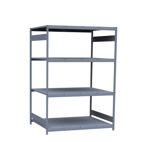 Mini-racking, 4 niveaux avec plateformes d'acier (60"L x 48"P x 87"H)