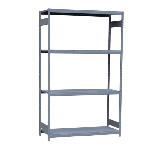 Mini-racking, 4 niveaux avec plateformes d'acier (60"L x 24"P x 99"H)