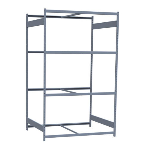 Mini-racking, 4 niveaux sans plateformes (60"L x 48"P x 99"H)