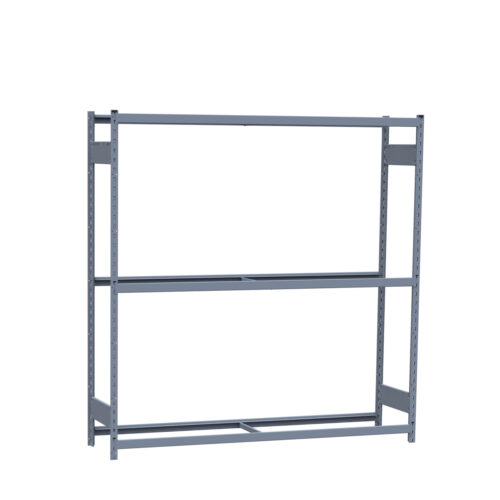 Mini-racking, 3 niveaux sans plateformes (72"L x 18"P x 75"H)