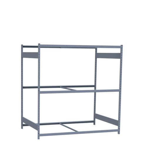 Mini-racking, 3 niveaux sans plateformes (72"L x 48"P x 75"H)