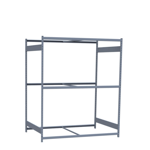 Mini-racking, 3 niveaux sans plateformes (72"L x 48"P x 87"H)
