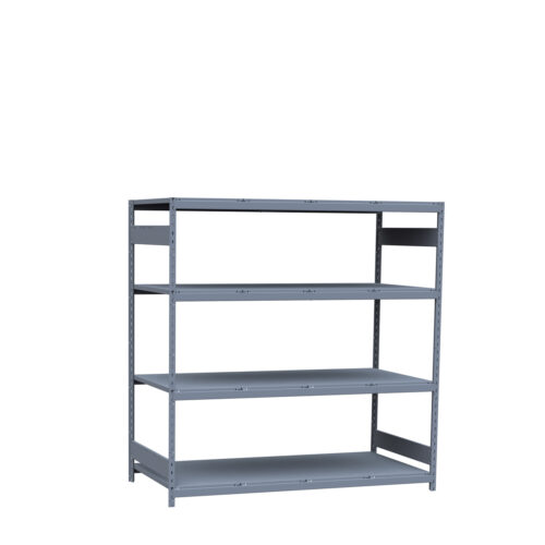 Mini-racking, 4 niveaux avec plateformes d'acier (72"L x 36"P x 75"H)