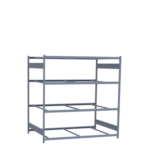 Mini-racking, 4 niveaux sans plateformes (72"L x 48"P x 75"H)