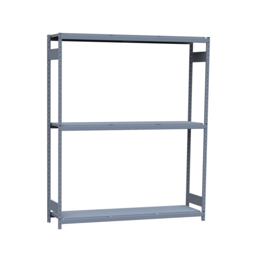Mini-racking robuste, 3 niveaux avec plateformes d'acier (96"L x 18"P x 87"H)