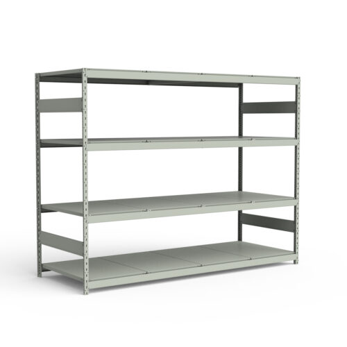 Mini-racking robuste, 4 niveaux avec plateformes d'acier (96"L x 36"P x 75"H)