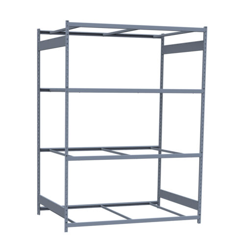 Mini-racking, 4 niveaux sans plateformes (72"L x 48"P x 99"H)