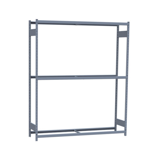 Mini-racking robuste, 3 niveaux sans plateformes (72"L x 18"P x 87"H)