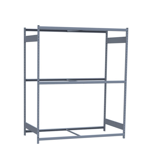Mini-racking robuste, 3 niveaux sans plateformes (72"L x 36"P x 87"H)