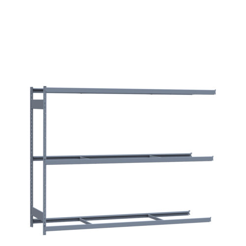 Mini-racking robuste, 3 niveaux sans plateformes (96"L x 24"P x 75"H)