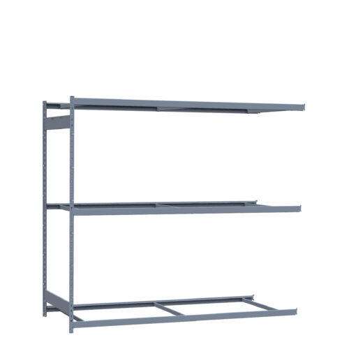 Mini-racking robuste, 3 niveaux sans plateformes (96"L x 36"P x 87"H)