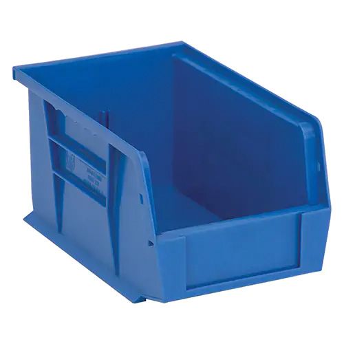 Bac empilable et à suspendre  6″la x 9 ¼″pr x 5"h. Bleu. Cap 20 lb