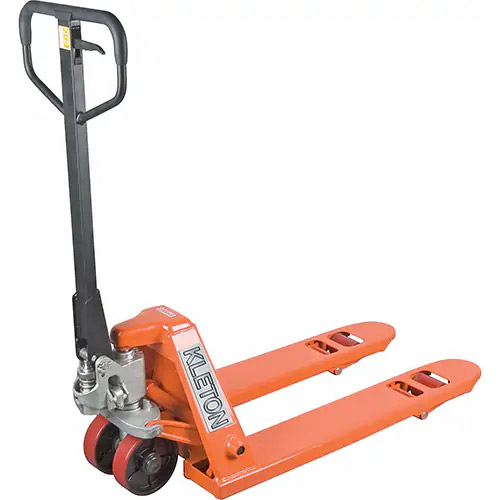 Transpalette hydraulique, 36"lo x 27"la, 5 500 lb. Orange