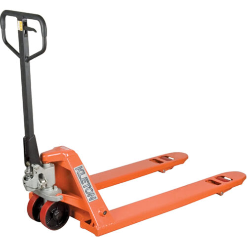 Transpalette hydraulique, 48"lo x 27"la, 5 500 lb. Orange
