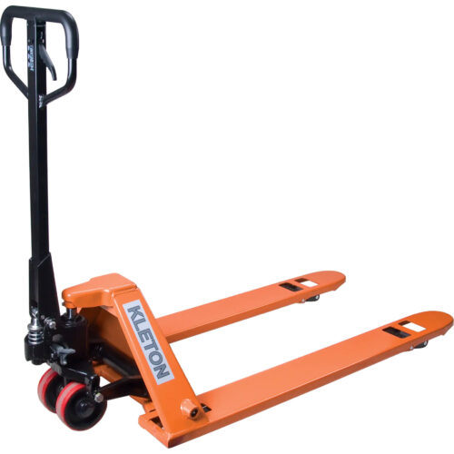 Transpalette hydrqulique profil bas. 48"lo x 27"la. Cap 3300 lb
