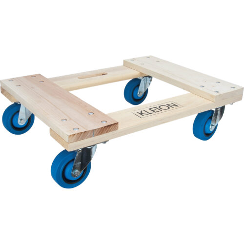 Socle en bois dur, 18"la x 24"pr x 7"h. Cap 1400 lb