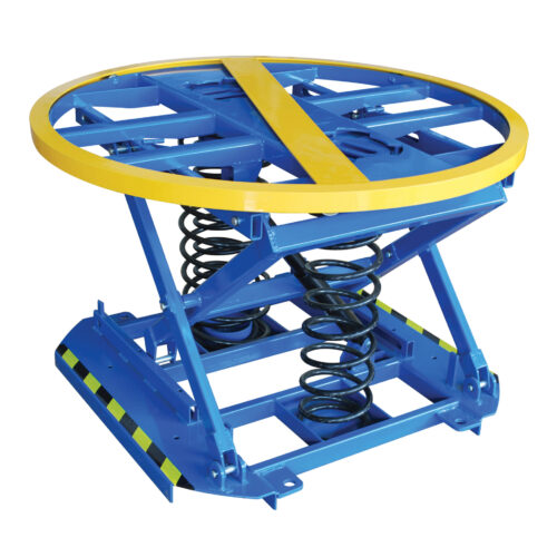 Plateforme de levage à ressorts. 43″ lo x 43″ la. Cap 4400 lb