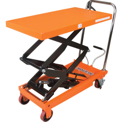 Table élévatrice à ciseaux hydraulique. 35 3/4"lo x 19 3/4"la. Cap 770 lb