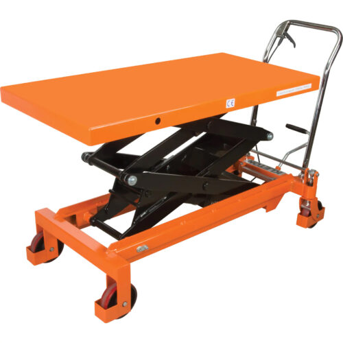 Table élévatrice à ciseaux hydraulique. 48"lo x 24"La. Cap 1540 lb