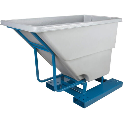 Conteneurs autobasculeurs en ploly. 5/8 vg3. 62"lon x 31"la x 42"h