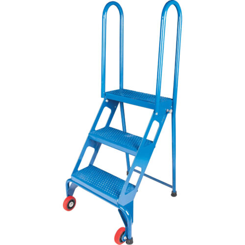 Escabeau industriel, 2 marches, 26" x 22-7/16" x Hauteur 19-11/16" (Cap 560 lb)